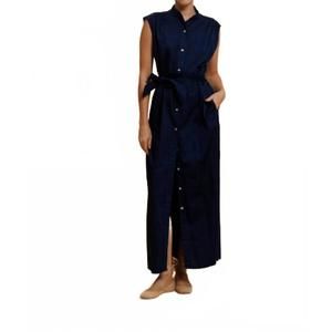 NEW CALI DREAMING angel shirt dress in midnight